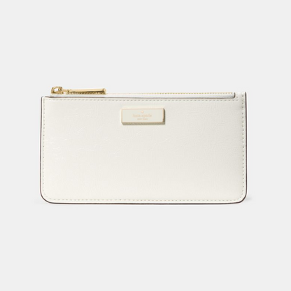 Bridget Crinkle Patent Large Slim Card Holder