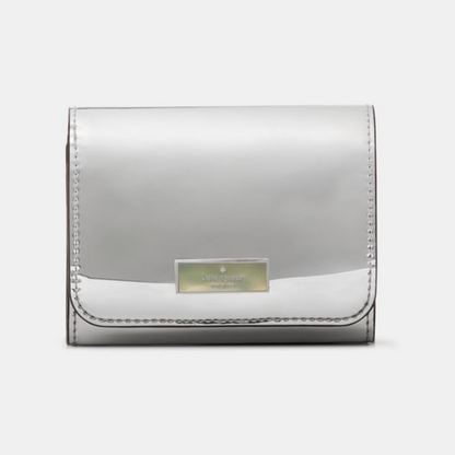 Bridget Mirror Metallic Small L-zip Wallet