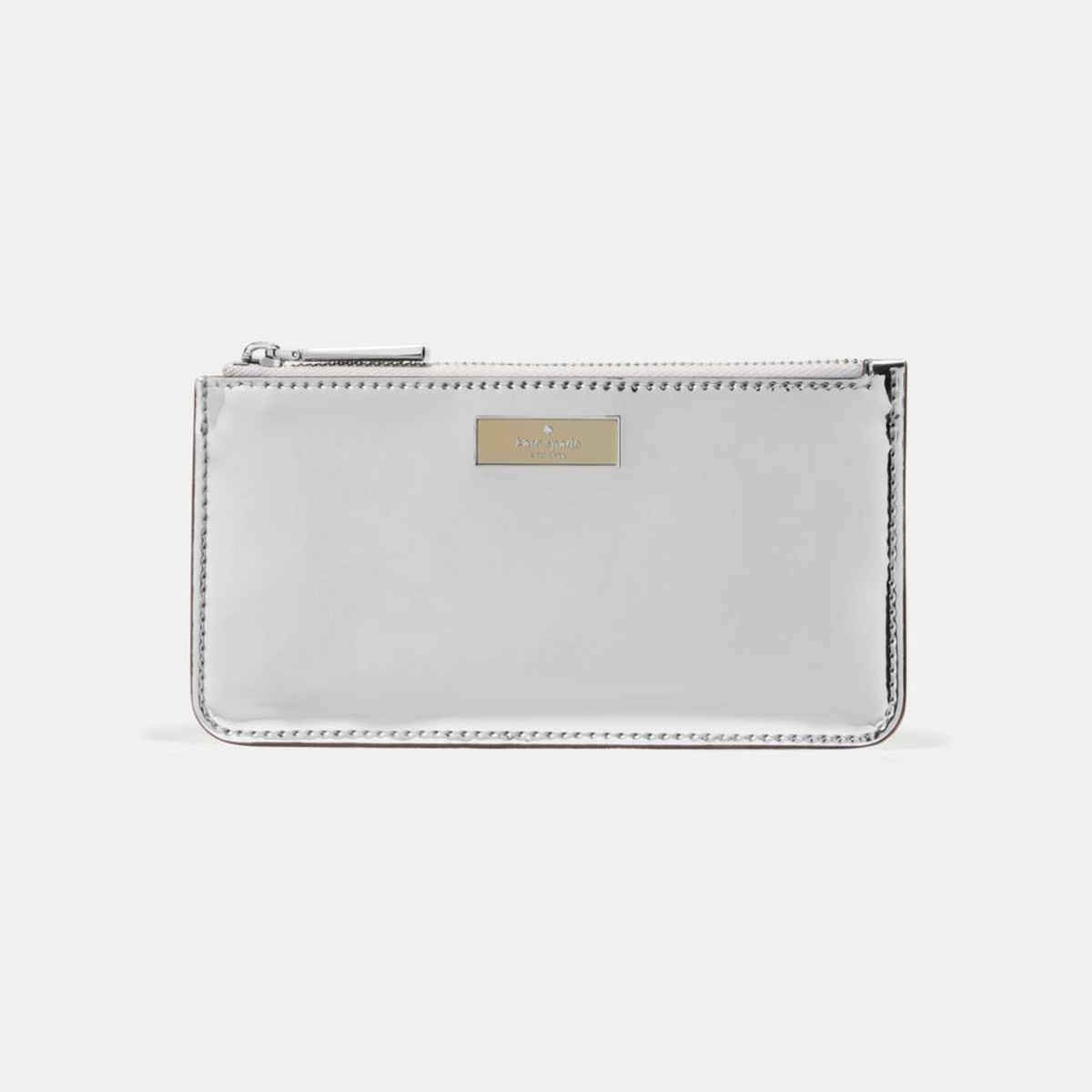 Bridget Mirror Metallic Large Slim Card Holder
