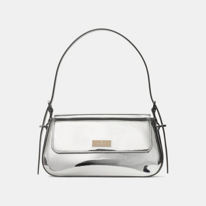 Bridget Crinkle Patent Small Flap Shoulder