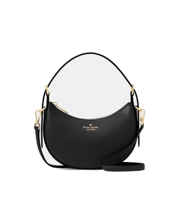 Nova Mirror Metallic Small Crescent Shoulder Bag