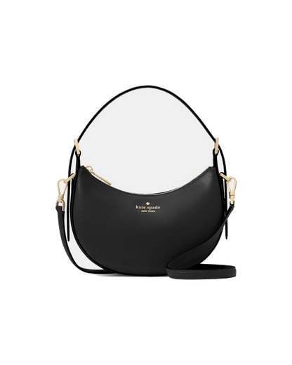 Nova Mirror Metallic Small Crescent Shoulder Bag