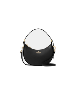 Nova Mirror Metallic Small Crescent Shoulder Bag