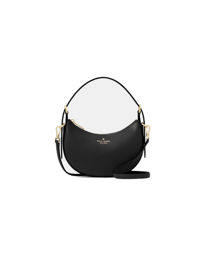Nova Mirror Metallic Small Crescent Shoulder Bag