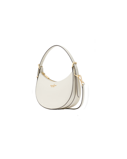 Nova Mirror Metallic Small Crescent Shoulder Bag