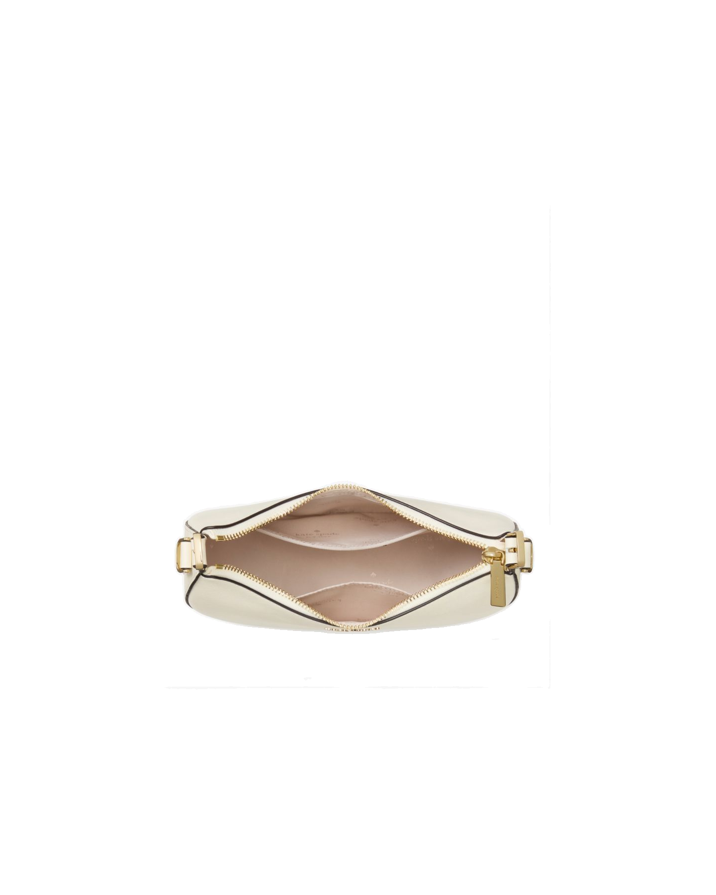 Nova Mirror Metallic Small Crescent Shoulder Bag