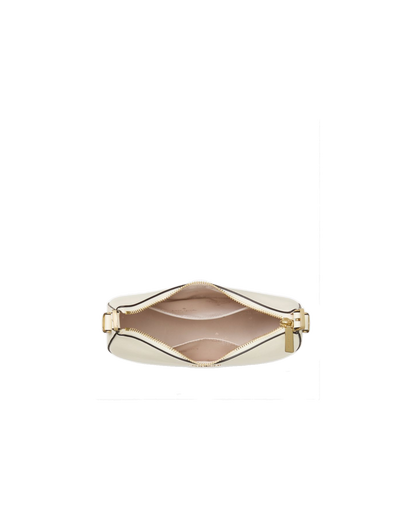 Nova Mirror Metallic Small Crescent Shoulder Bag