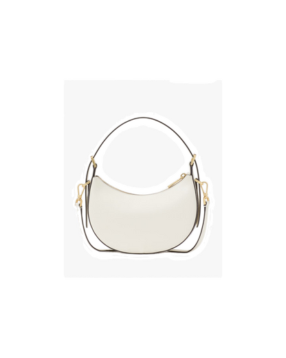 Nova Mirror Metallic Small Crescent Shoulder Bag