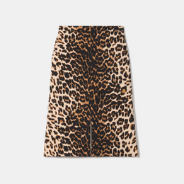 Leopard Midi Skirt