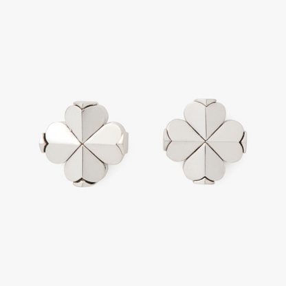 Spade Flower Studs