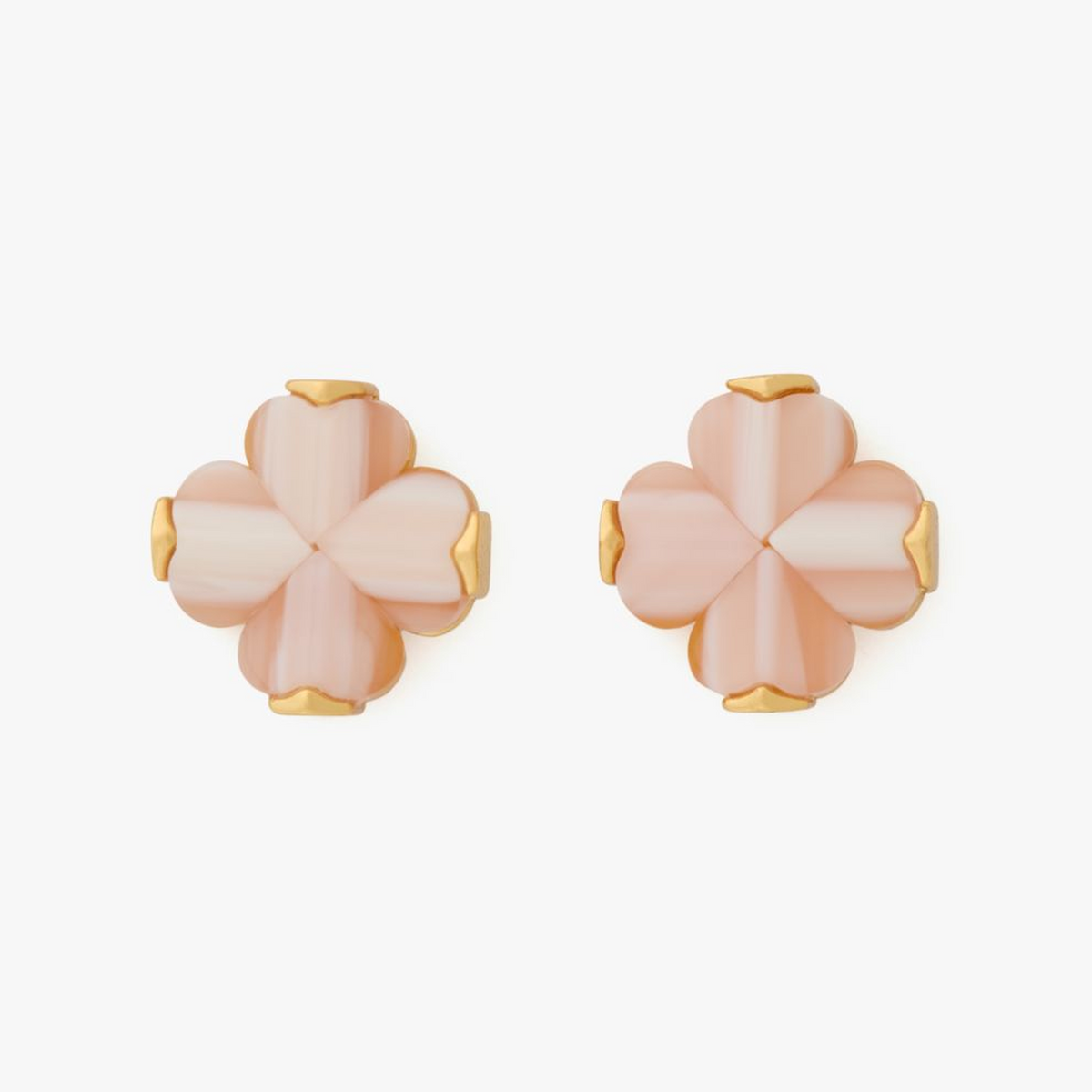 Spade Flower Studs