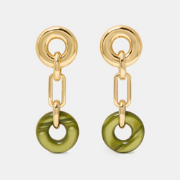 Interlock Linear Earrings
