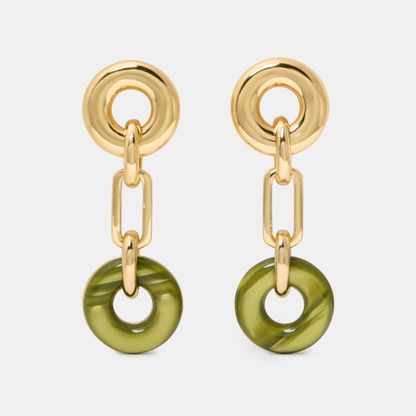 Interlock Linear Earrings