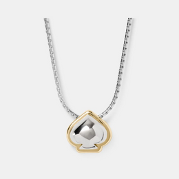 Sculpted Spade Pendant