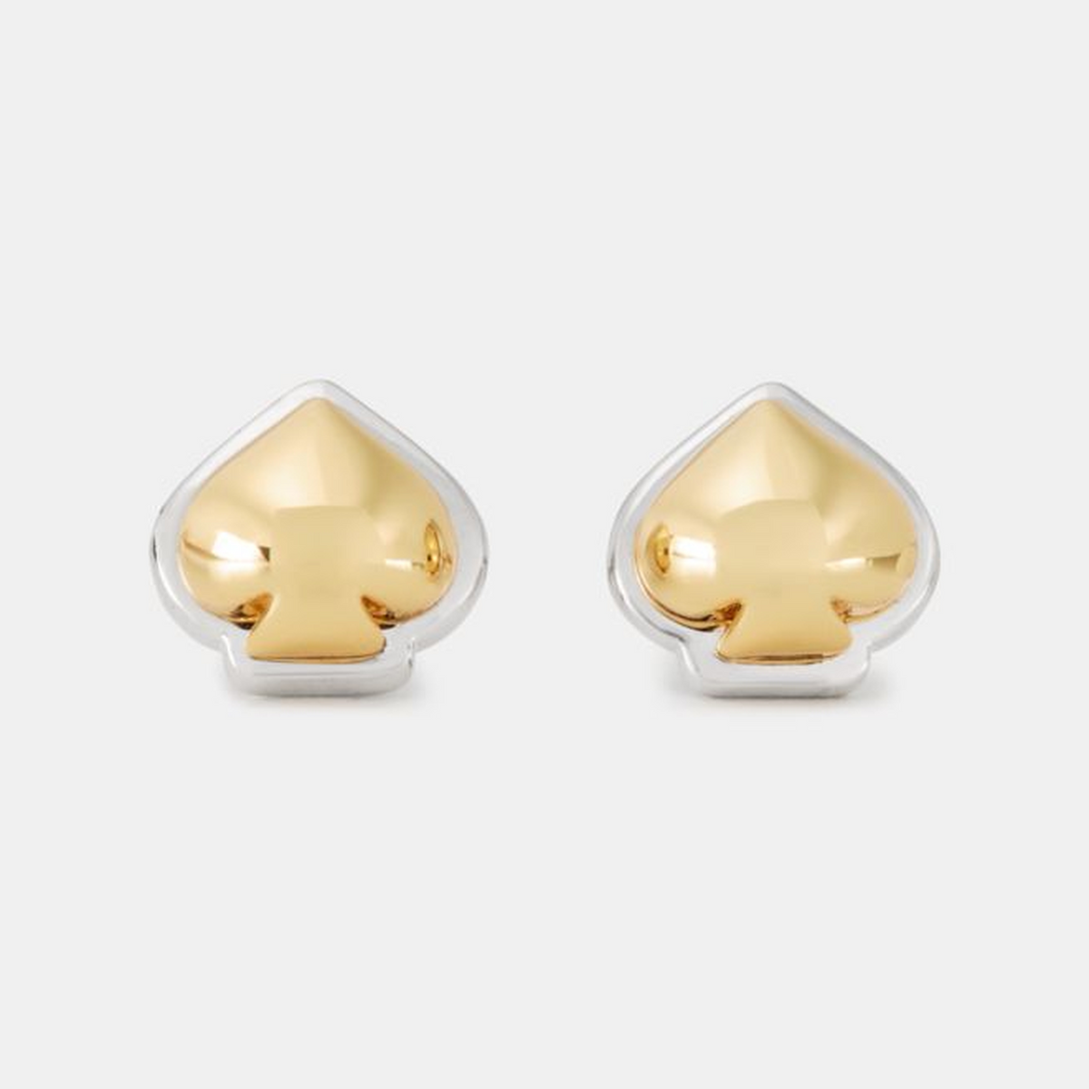 Sculpted Spade Mini Studs