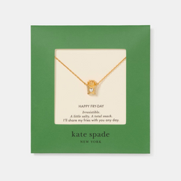 Happy Fry-day Carded Pendant