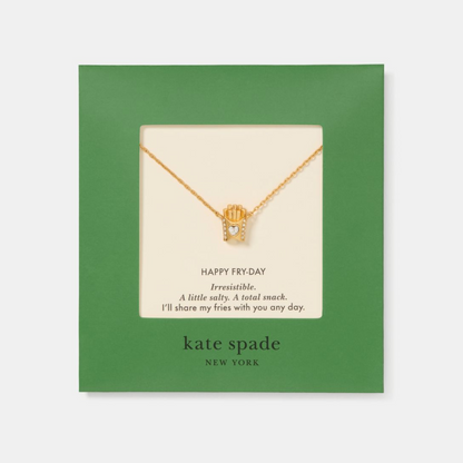 Happy Fry-day Carded Pendant