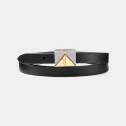 Deco Leather Wrap Bracelet