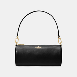 Roulette Glazed Leather Medium Shoulder Bag