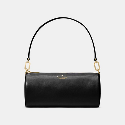 Roulette Glazed Leather Medium Shoulder Bag