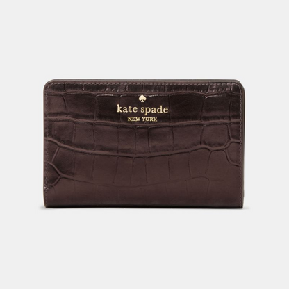 Madison Croc Embossed Medium Bifold Wallet