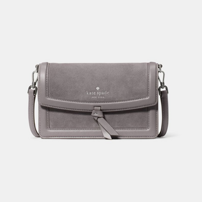 Knott Suede Mini Flap Crossbody