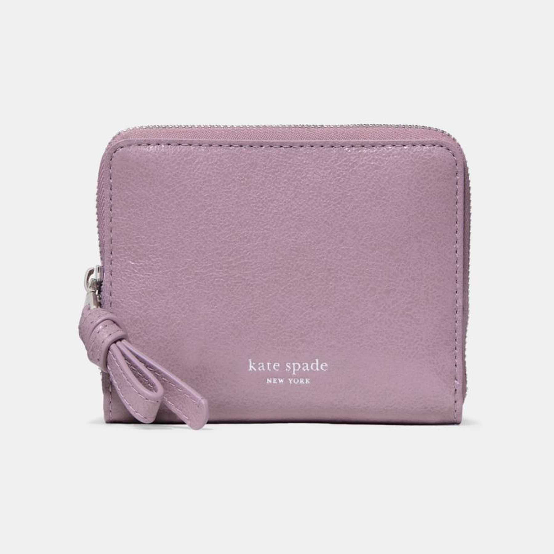 Loop Glazed Zip Around Wallet