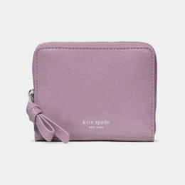 Loop Glazed Zip Around Wallet