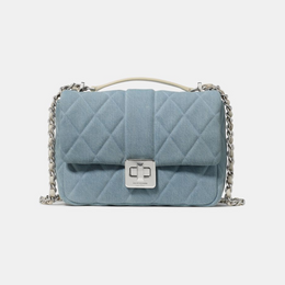 Carey Quilted Tweed Crossbody Bag