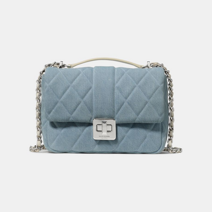 Carey Quilted Tweed Crossbody Bag