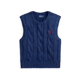 Knitted Cable Knit Vest