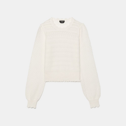 Pointelle Sweater