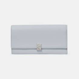 Deco Snake Embossed Large Flap Wallet