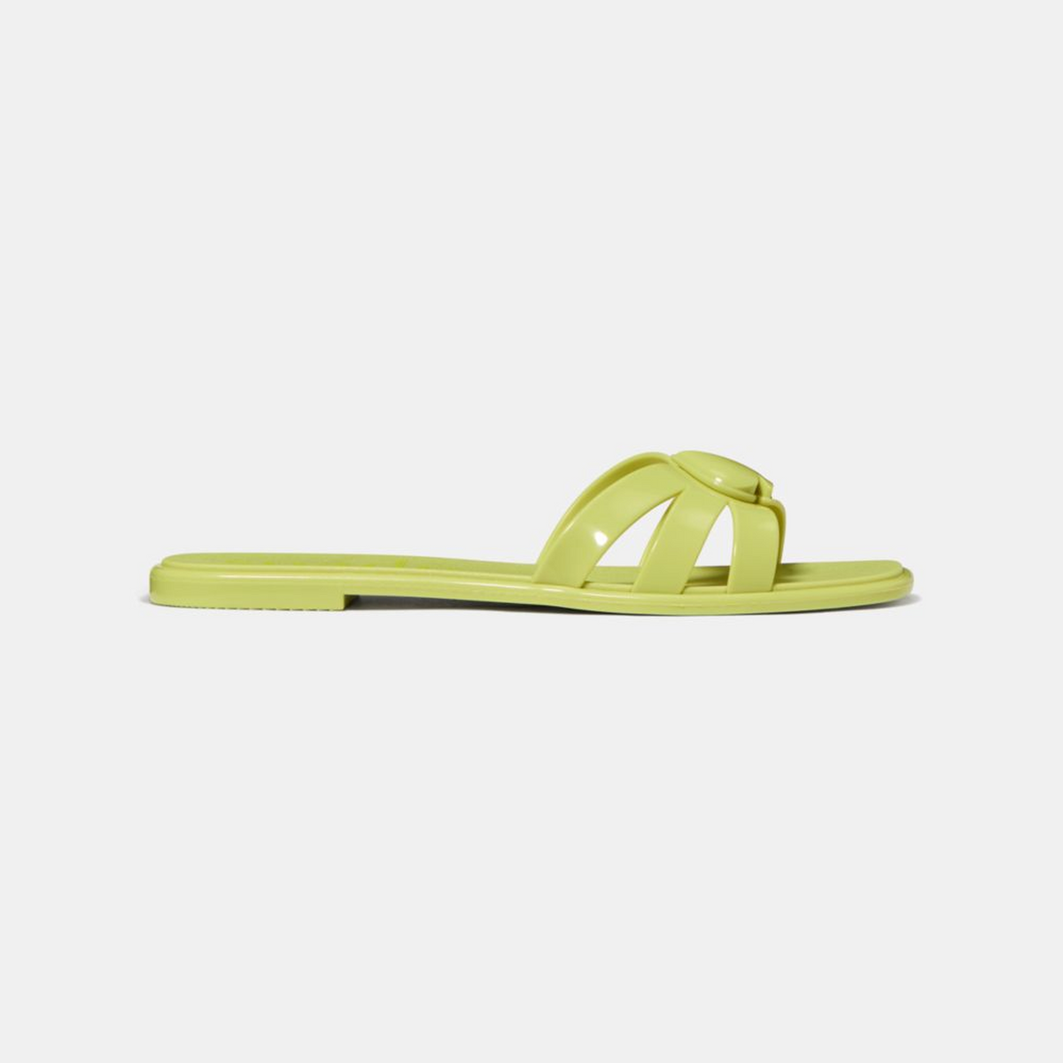 Sculpted Spade Jelly Sandal