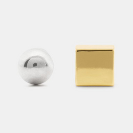 Geo Pop Asymmetrical Studs