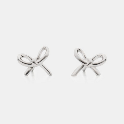Girlie Pearlie Mini Bow Studs
