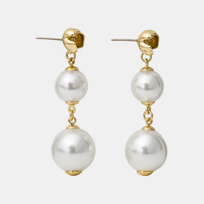 Golden Bloom Linear Earrings