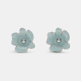 Golden Bloom Flower Studs