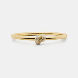Sailor's Knot Pave Hinge Bangle