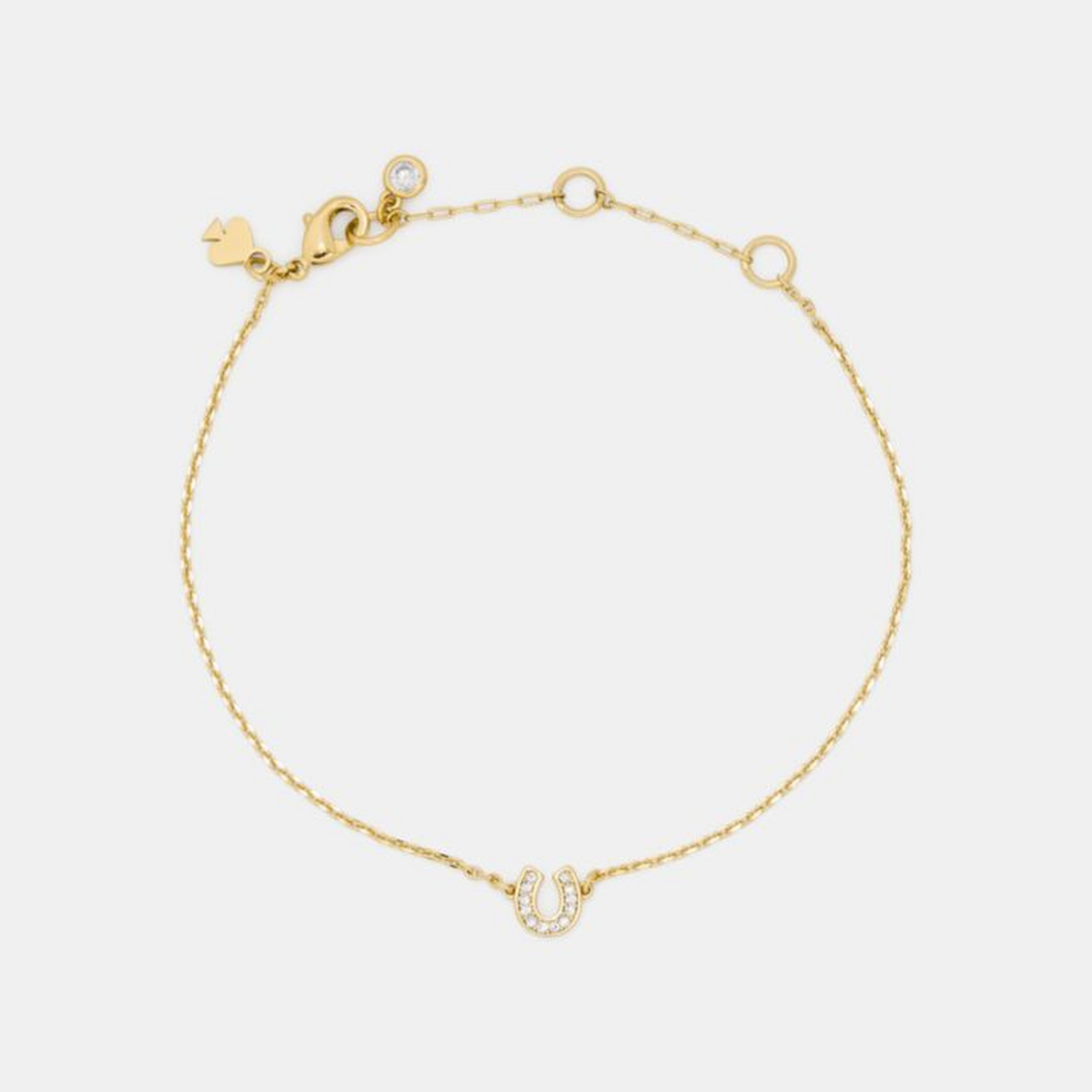 You're A Gem Pave Horseshoe Bracelet