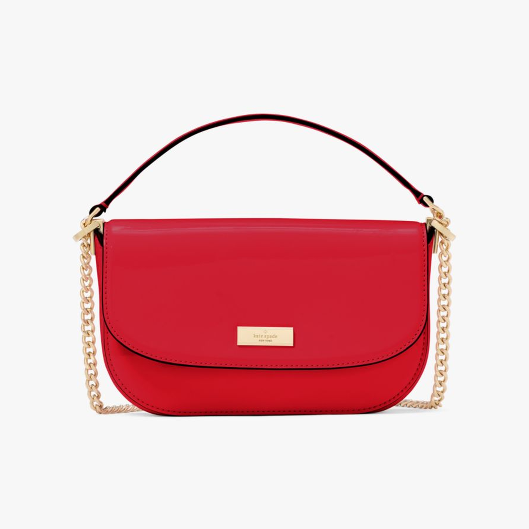 Krista Patent Chain Crossbody