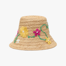 Floral Embroidered Sunhat