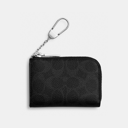 L-Zip Key Case In Signature Canvas