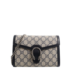 Supreme GG Dionysus Chain Wallet Beige/Blue