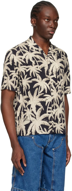 Black Palms Allover Shirt