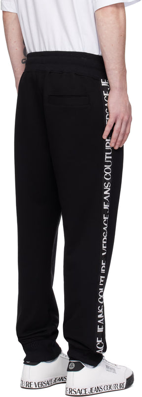 Black Logo Tape Sweatpants