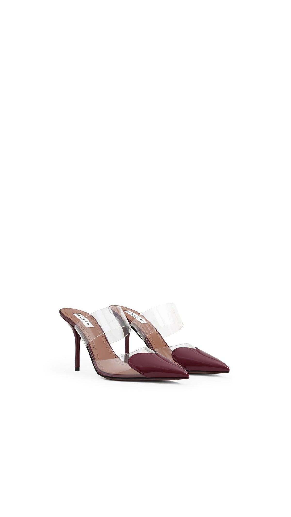 LE CŒUR MULES IN PATENT LEATHER