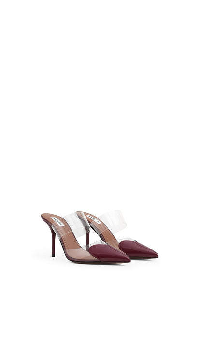 LE CŒUR MULES IN PATENT LEATHER