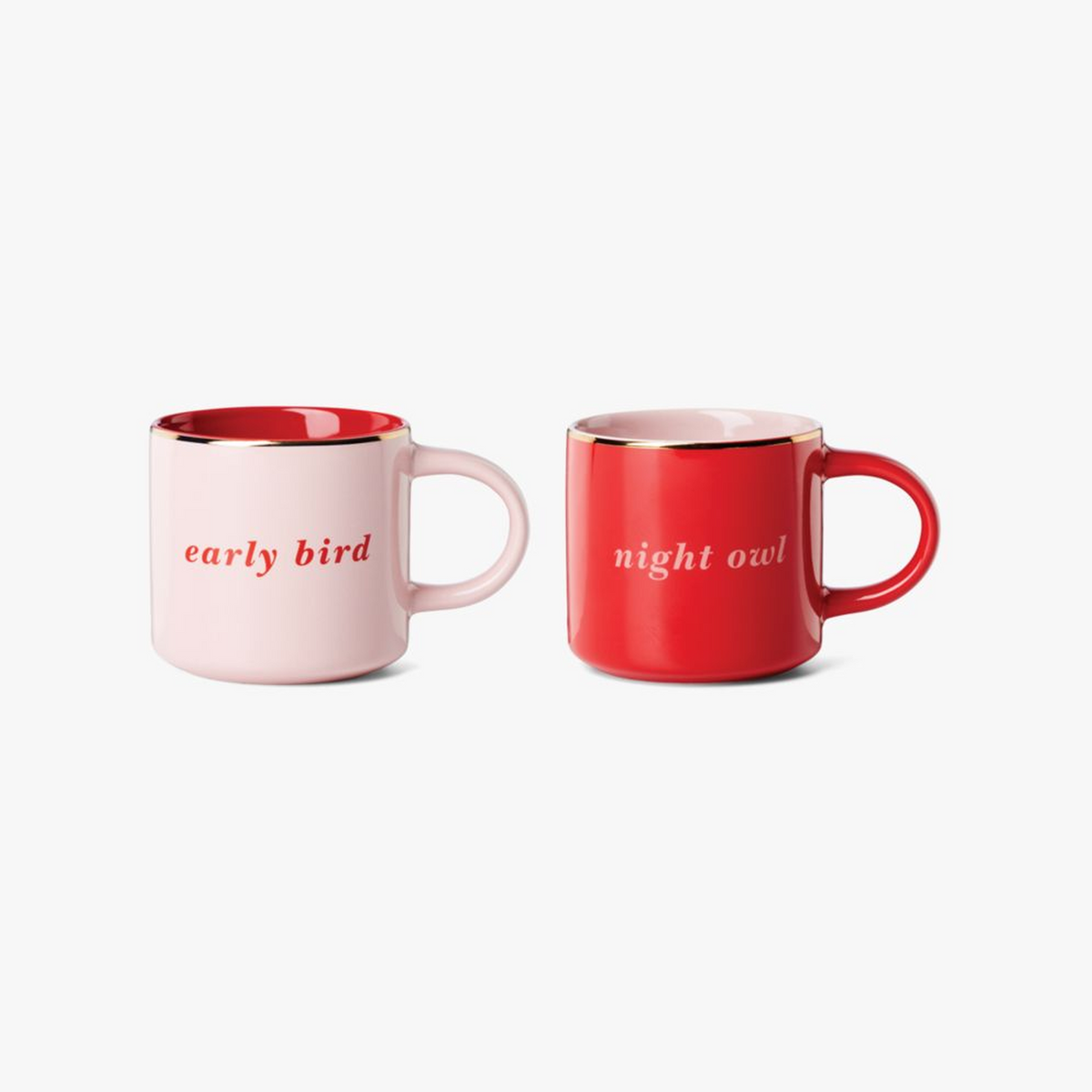 Two Of A Kind Early Bird & Night Owl Mug Set