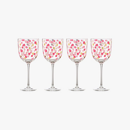 It's Raining Confetti Wine Glass Set